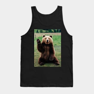 Cute Hi Bear Tank Top